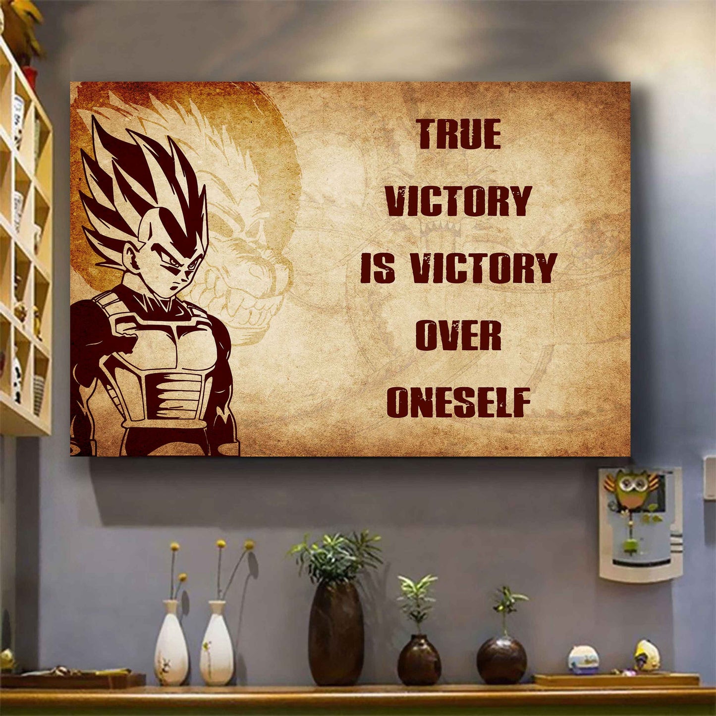 DRB Poster Canvas True Victory Is Victory Over Oneself Gift For Your Friend