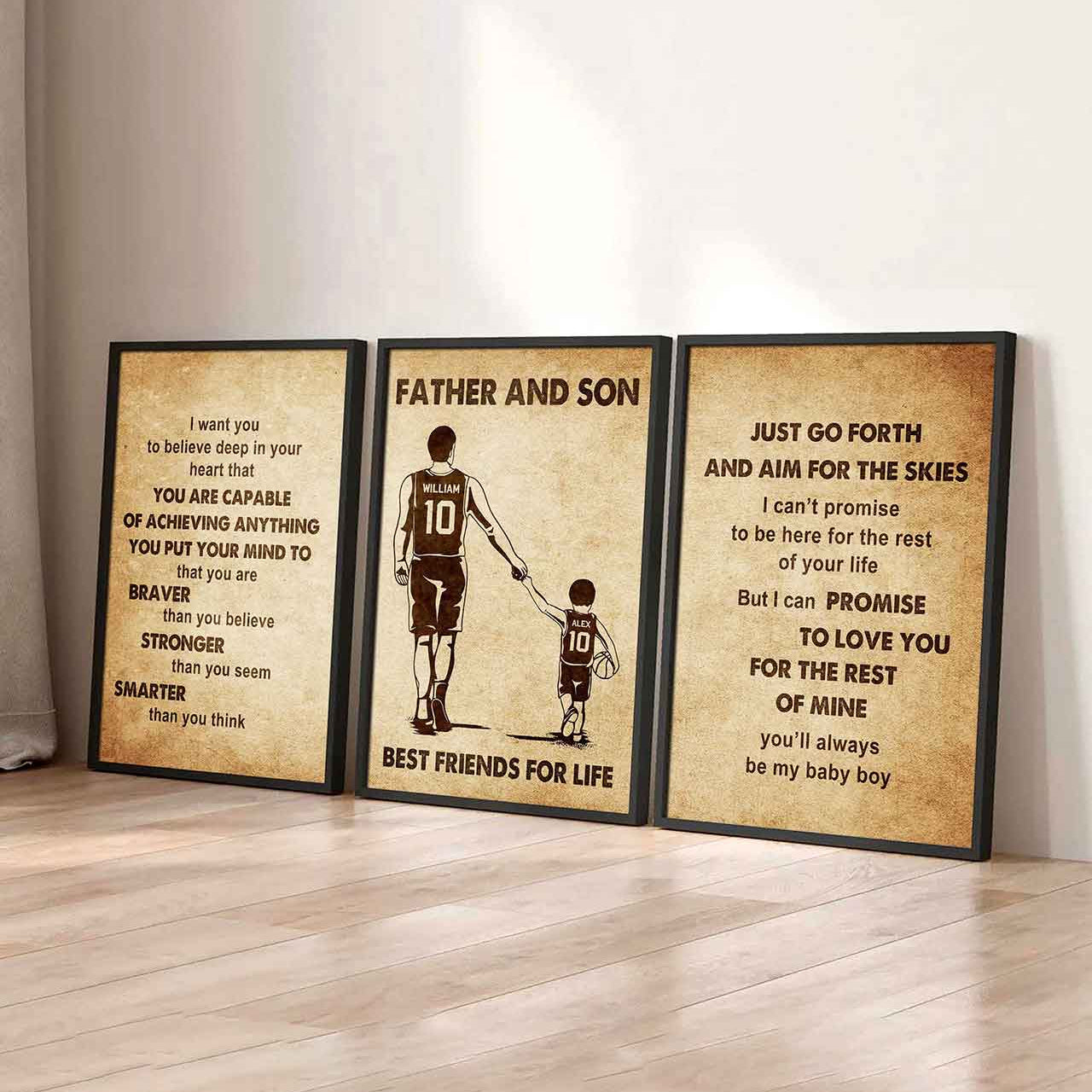 Combo 3 DRB Poster Canvas Just Go Forth And Aim For The Skies - It's Not About Being Better Than Someone Else It's About Being Better Than You Were The Day Before