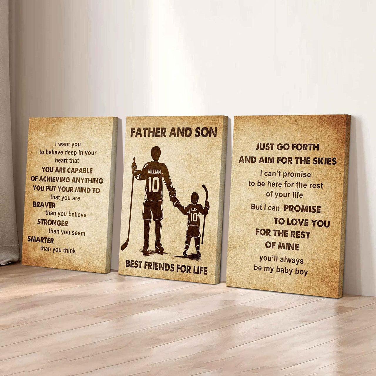 Combo 3 DRB Poster Canvas Just Go Forth And Aim For The Skies - It's Not About Being Better Than Someone Else It's About Being Better Than You Were The Day Before