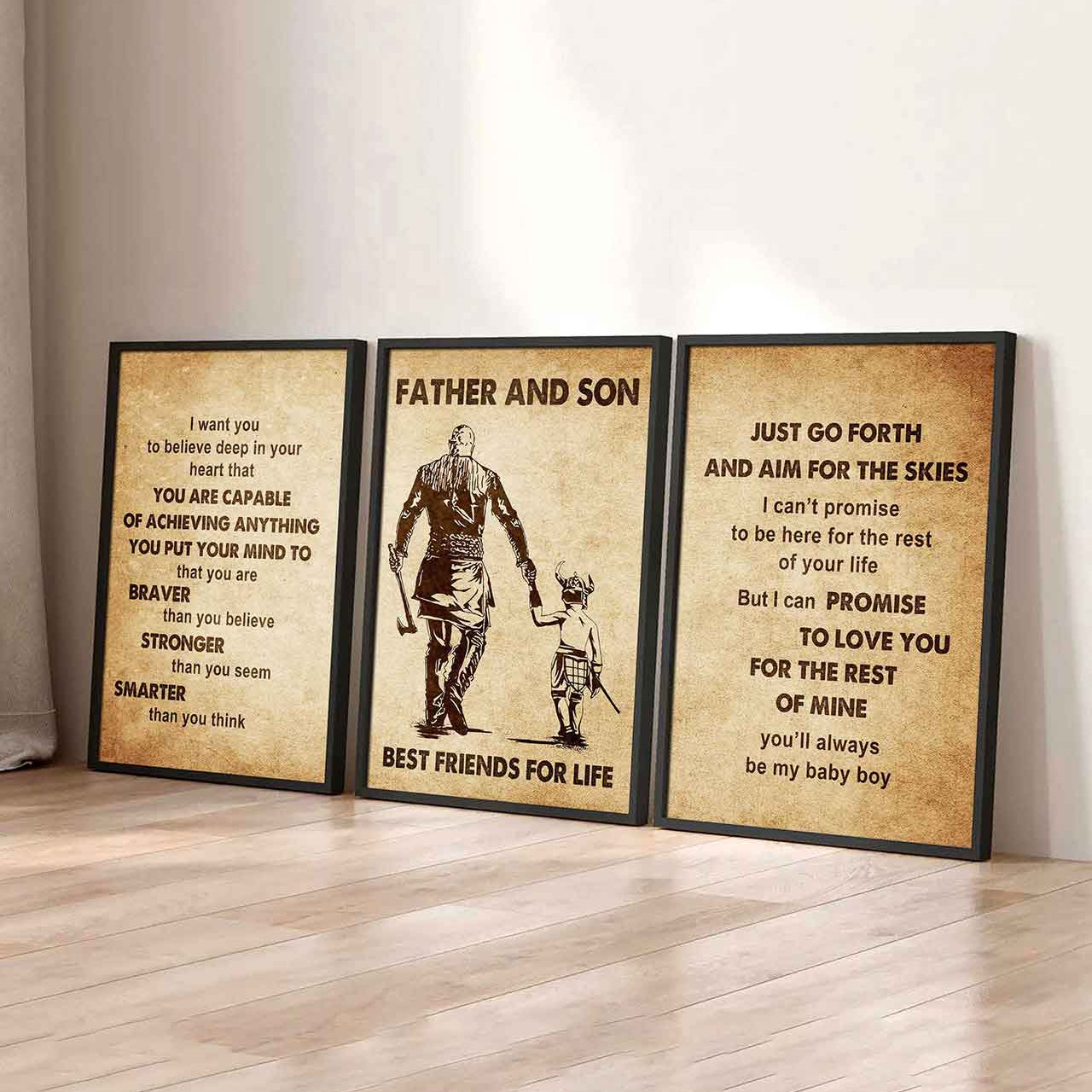 Combo 3 DRB Poster Canvas Just Go Forth And Aim For The Skies - It's Not About Being Better Than Someone Else It's About Being Better Than You Were The Day Before