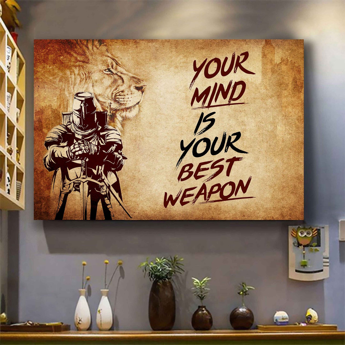 DRB Poster Canvas Your Mind Is Your Best Weapon Best Gift