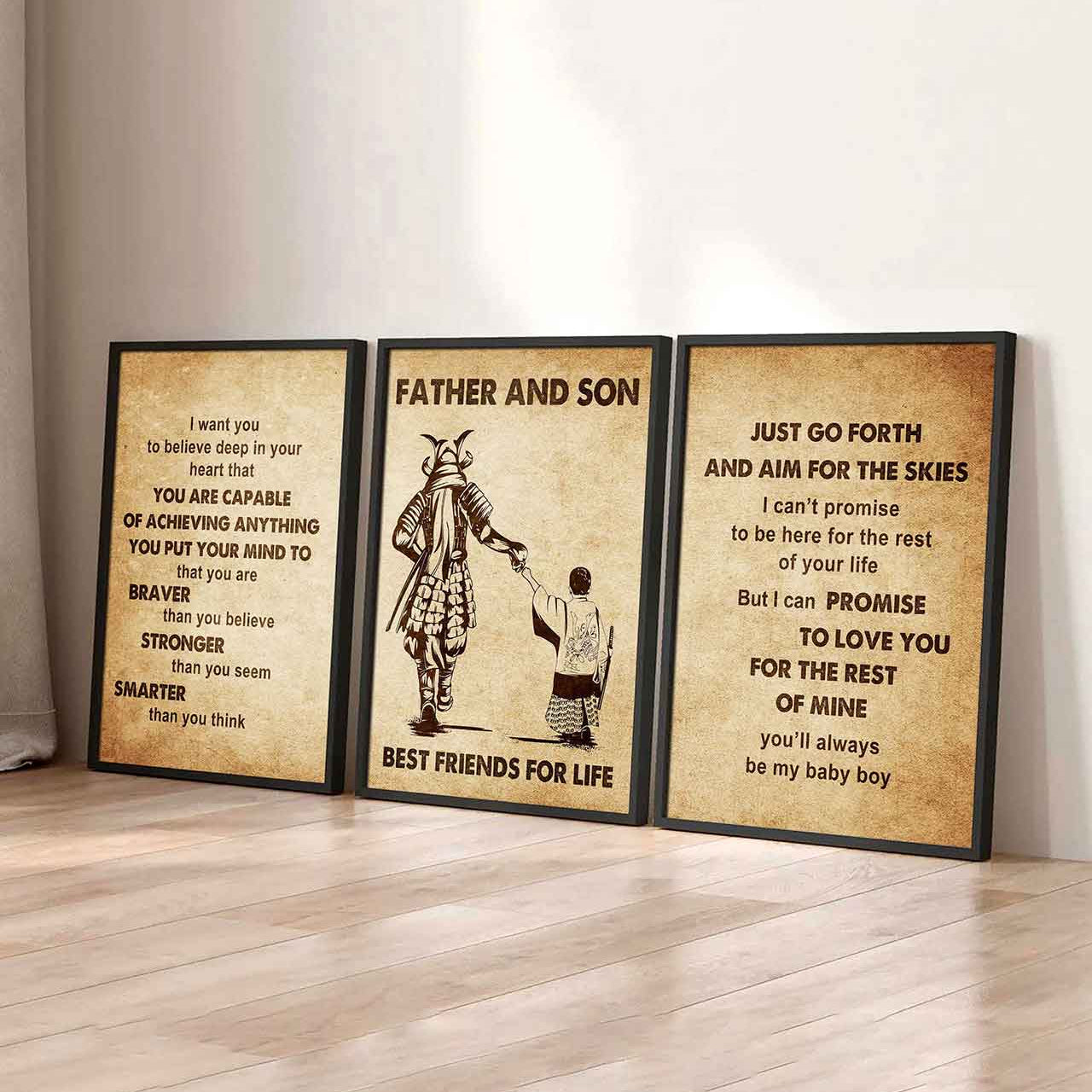 Combo 3 DRB Poster Canvas Just Go Forth And Aim For The Skies - It's Not About Being Better Than Someone Else It's About Being Better Than You Were The Day Before