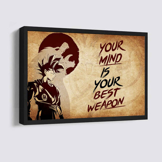 DRB Poster Canvas Your Mind Is Your Best Weapon Best Gift
