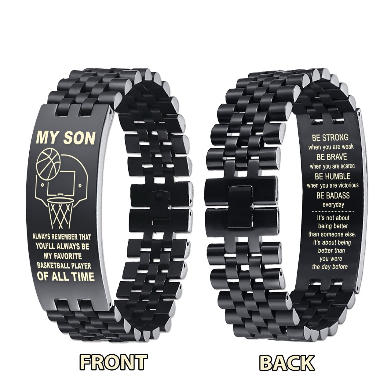 To my son deals spartan bracelet