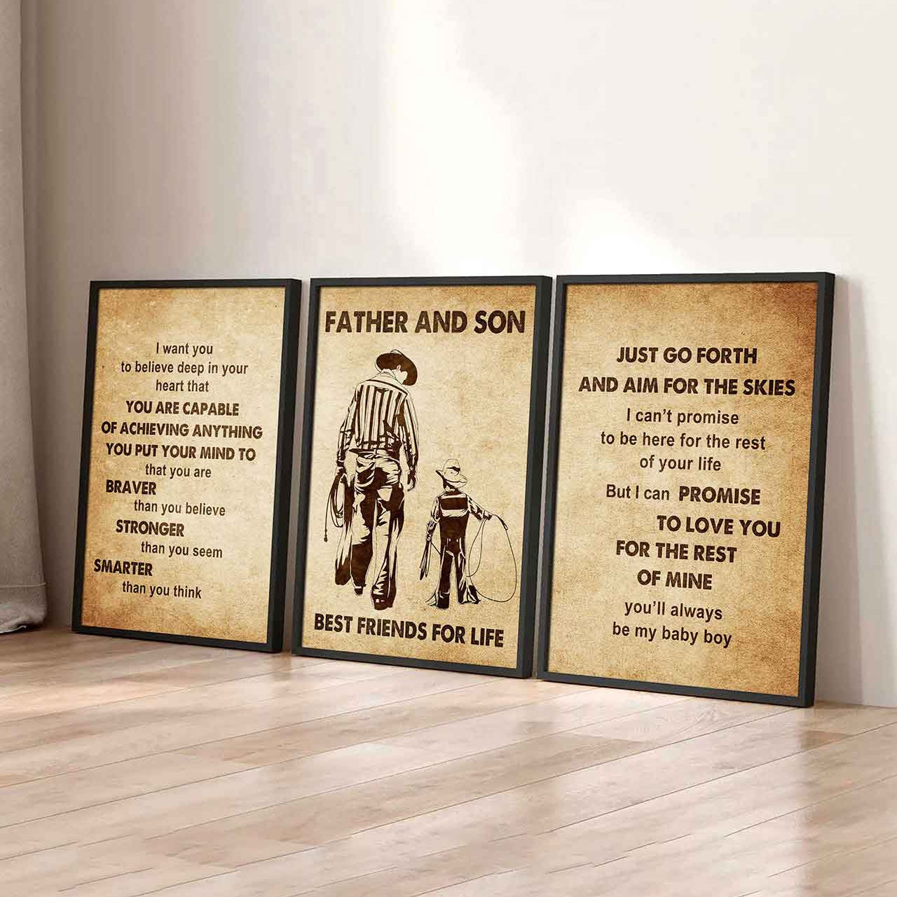 Combo 3 DRB Poster Canvas Just Go Forth And Aim For The Skies - It's Not About Being Better Than Someone Else It's About Being Better Than You Were The Day Before