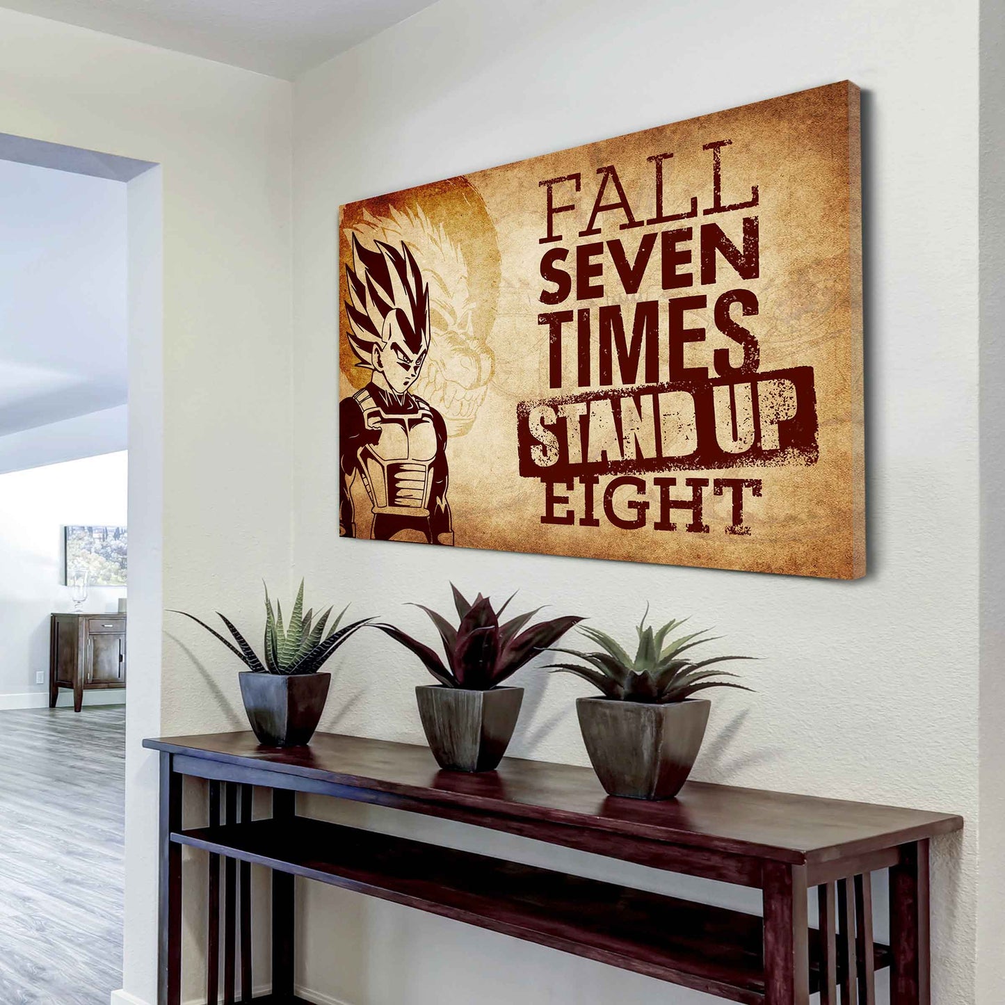 DRB Poster Canvas Fall Down Seven Times Stand Up Eight