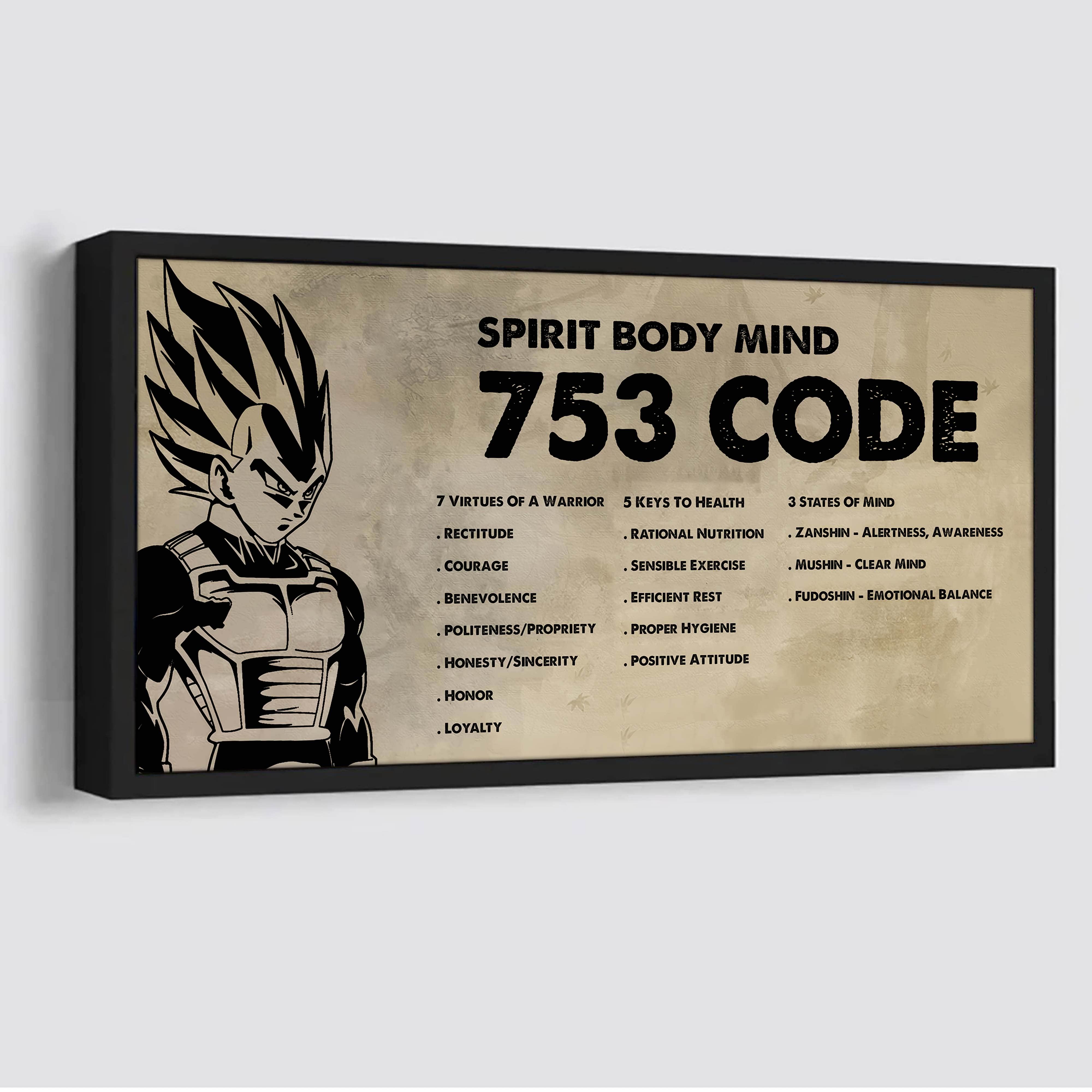 VG Horizontal Poster Canvas 7 5 3 Code