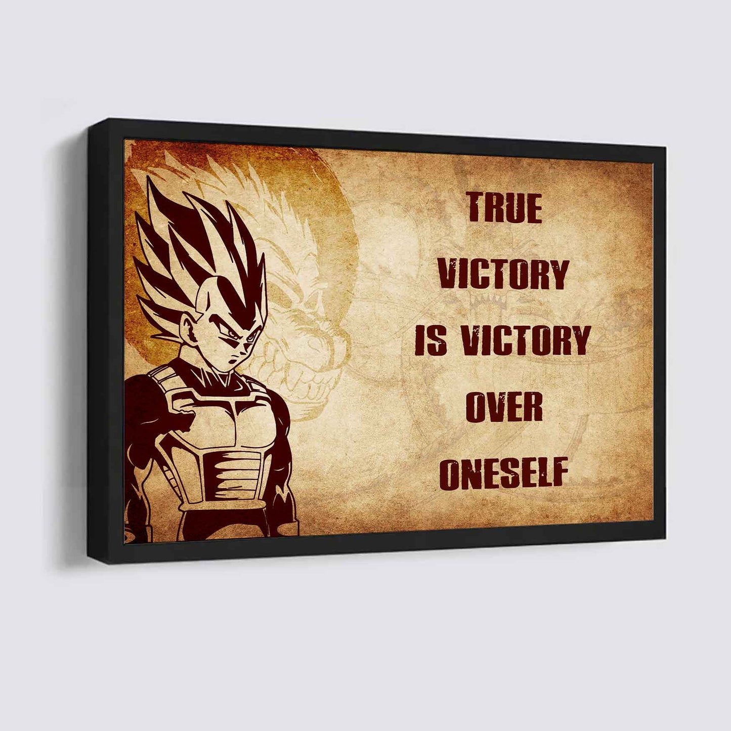 DRB Poster Canvas True Victory Is Victory Over Oneself Gift For Your Friend