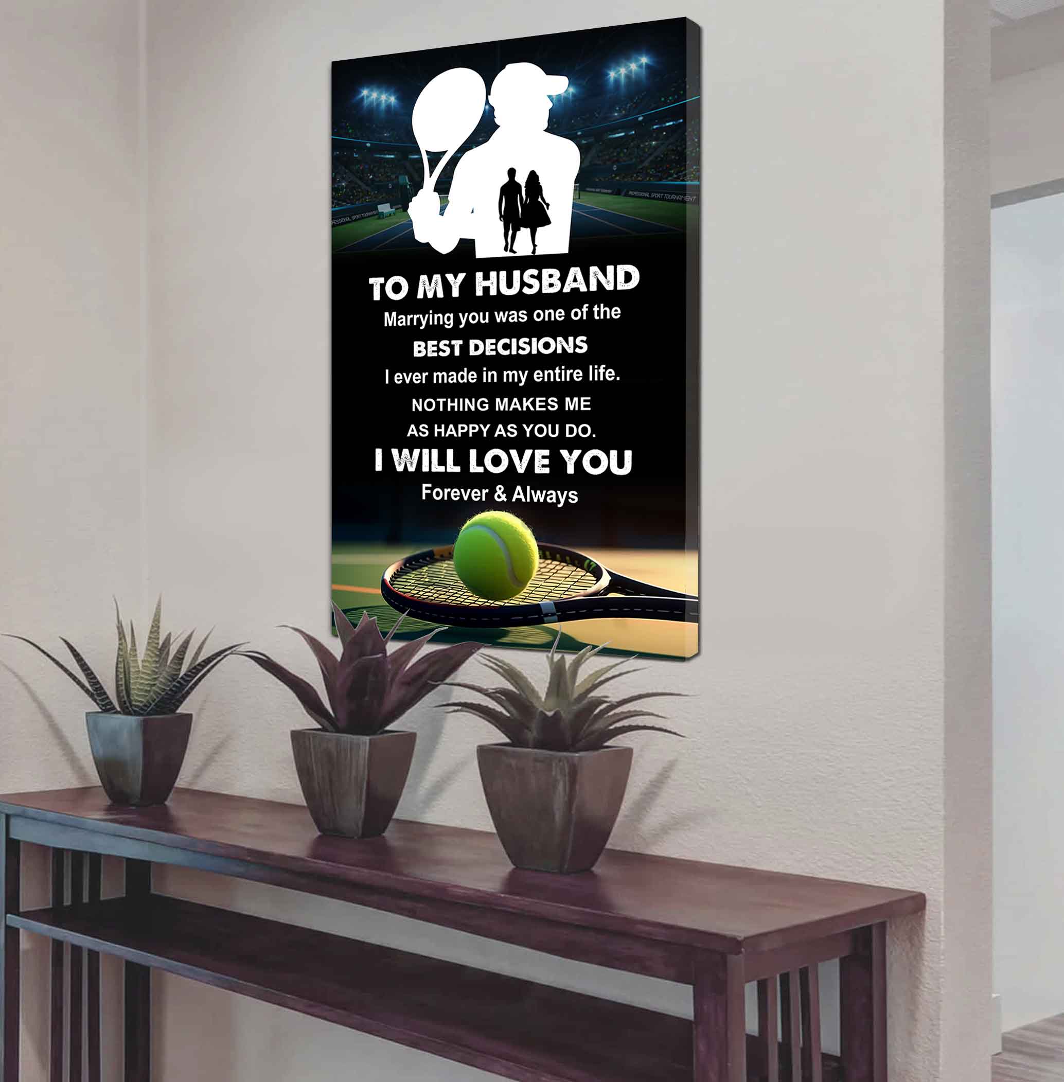 Sport Poster Canvas To My Husband Marrying You Was One Of The Best Decision Gift For Your Husband