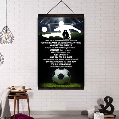 Poster Canvas To My Son You Put Your Mind To That You Are Braver Gift From Dad