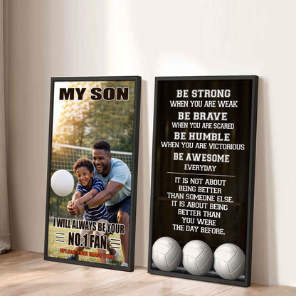 My Son Be Strong When You Are Weak Be Badass Everyday Set 2 Canvas Wall Art From Dad To Son