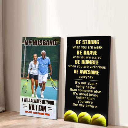 Old Sport Couple To My Husband Be Strong When You Are Weak Be Badass Everyday Set 2 Canvas Wall Art