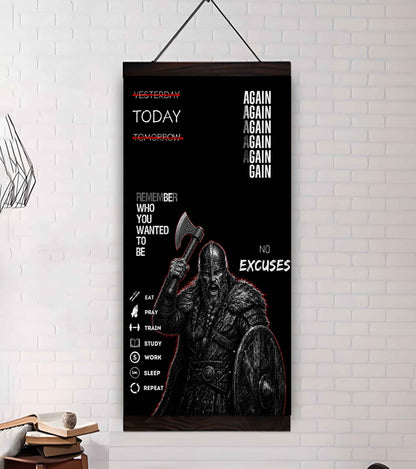 Remember Who You Wanted To Be Canvas Poster Training Motivation Quotes Gift For Your Son