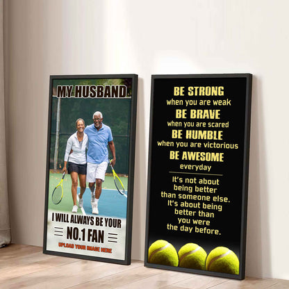 Old Sport Couple To My Husband Be Strong When You Are Weak Be Badass Everyday Set 2 Canvas Wall Art