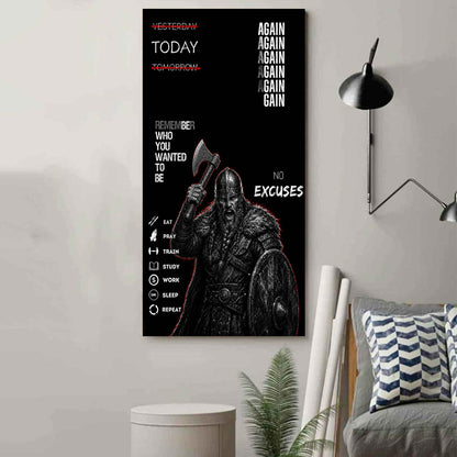 Remember Who You Wanted To Be Canvas Poster Training Motivation Quotes Gift For Your Son