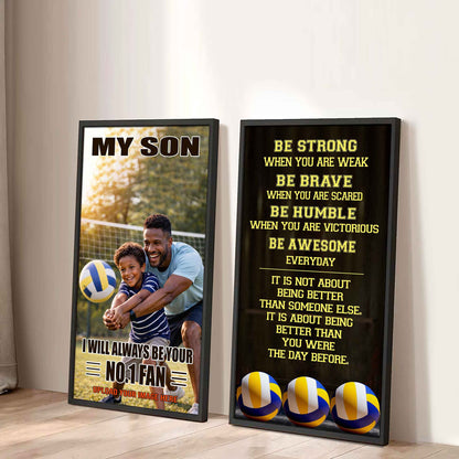 My Son Be Strong When You Are Weak Be Badass Everyday Set 2 Canvas Wall Art From Dad To Son