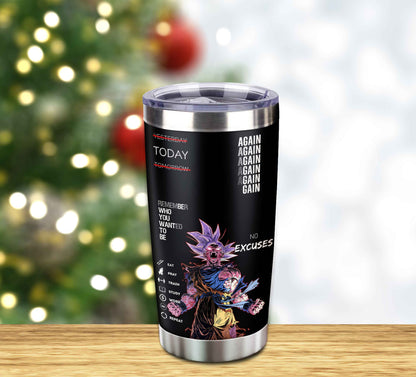 Customizable Tumbler Remember Who You Wanted To Be Again Again No Excuses