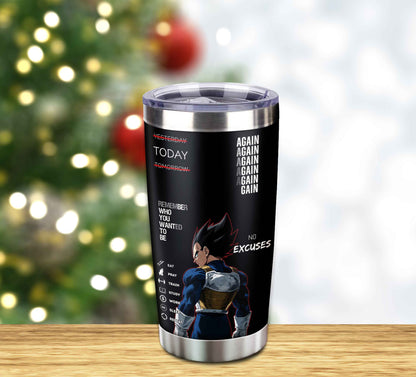 Customizable Tumbler Remember Who You Wanted To Be Again Again No Excuses