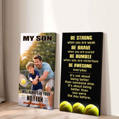 My Son Be Strong When You Are Weak Be Badass Everyday Set 2 Canvas Wall Art From Dad To Son