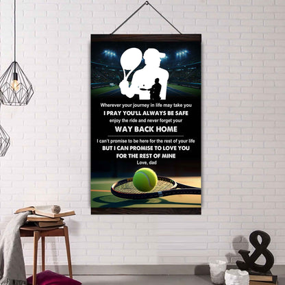 Poster Canvas To My Son Never Forget Your Way Back Home Gift From Dad