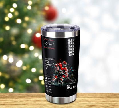 Customizable Tumbler Remember Who You Wanted To Be Again Again No Excuses