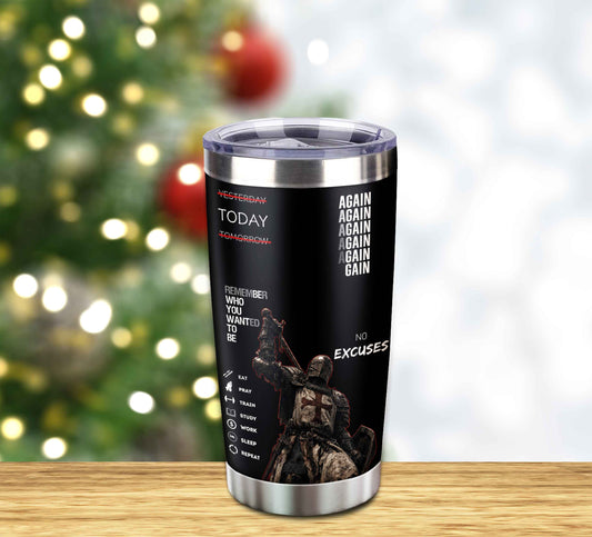 Customizable Tumbler Remember Who You Wanted To Be Again Again No Excuses
