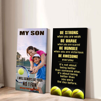 My Son Be Strong When You Are Weak Be Awesome Everyday Set 2 Canvas Wall Art From Mom To Son