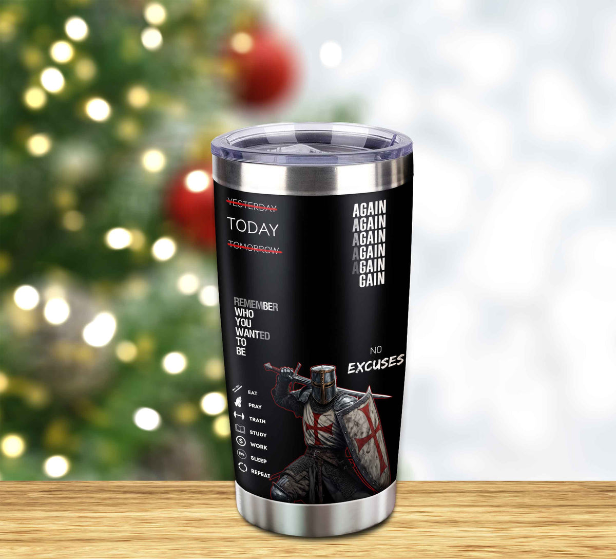 Customizable Tumbler Remember Who You Wanted To Be Again Again No Excuses