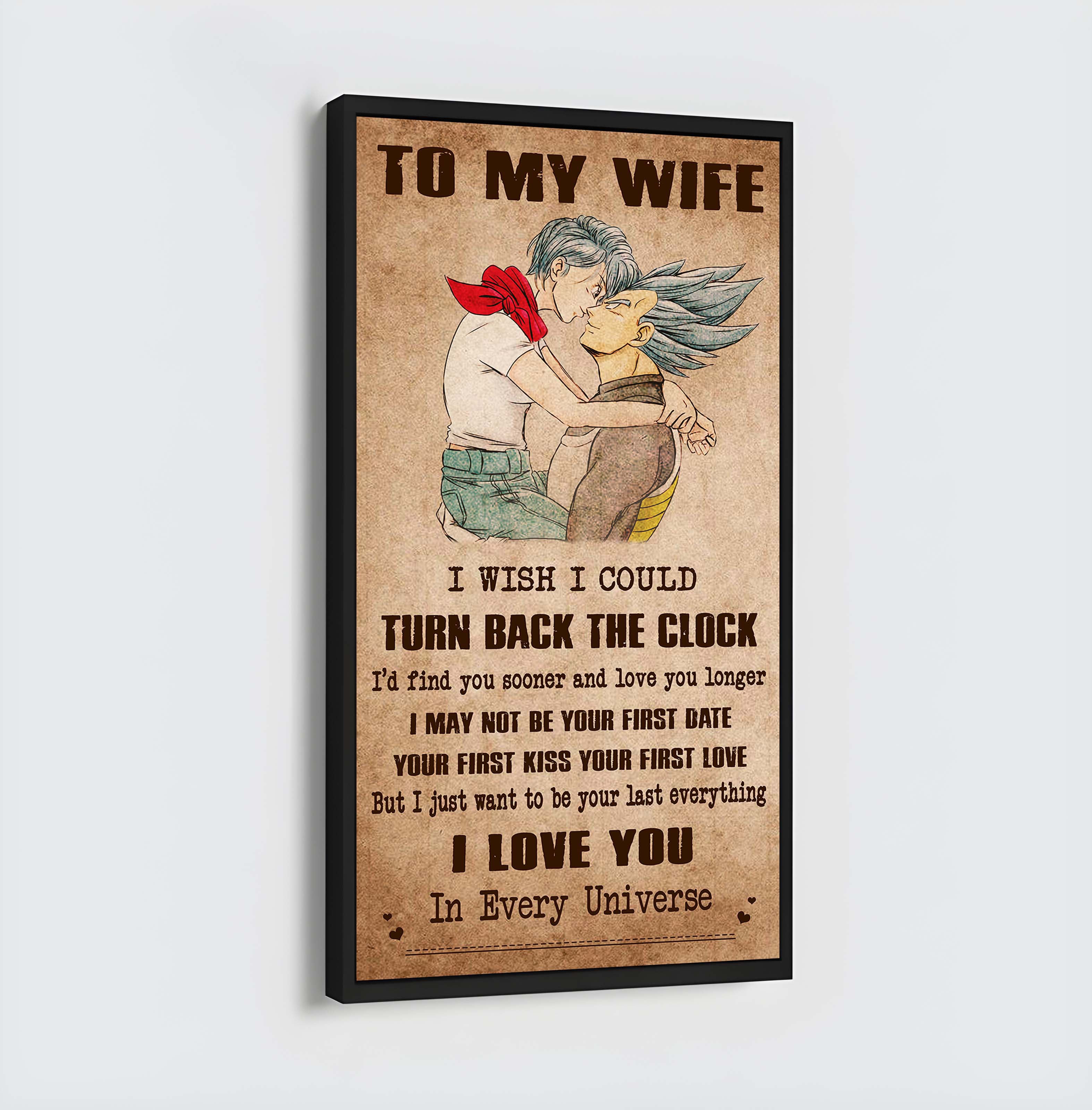 VGT-Valentine gifts-Husband to Wife-Vegeta-I wish I could turn back the clock