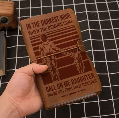To My Daughter Journal Call On Me Daughter From Dad Gift For Your Daughter