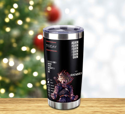 Customizable Tumbler Remember Who You Wanted To Be Again Again No Excuses