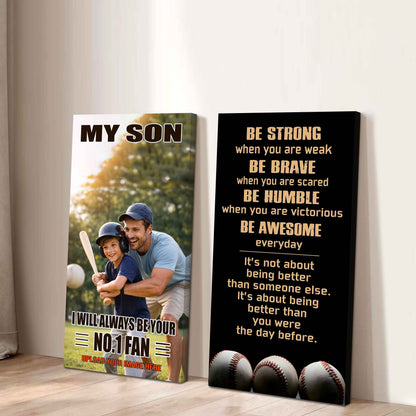 My Son Be Strong When You Are Weak Be Badass Everyday Set 2 Canvas Wall Art From Dad To Son