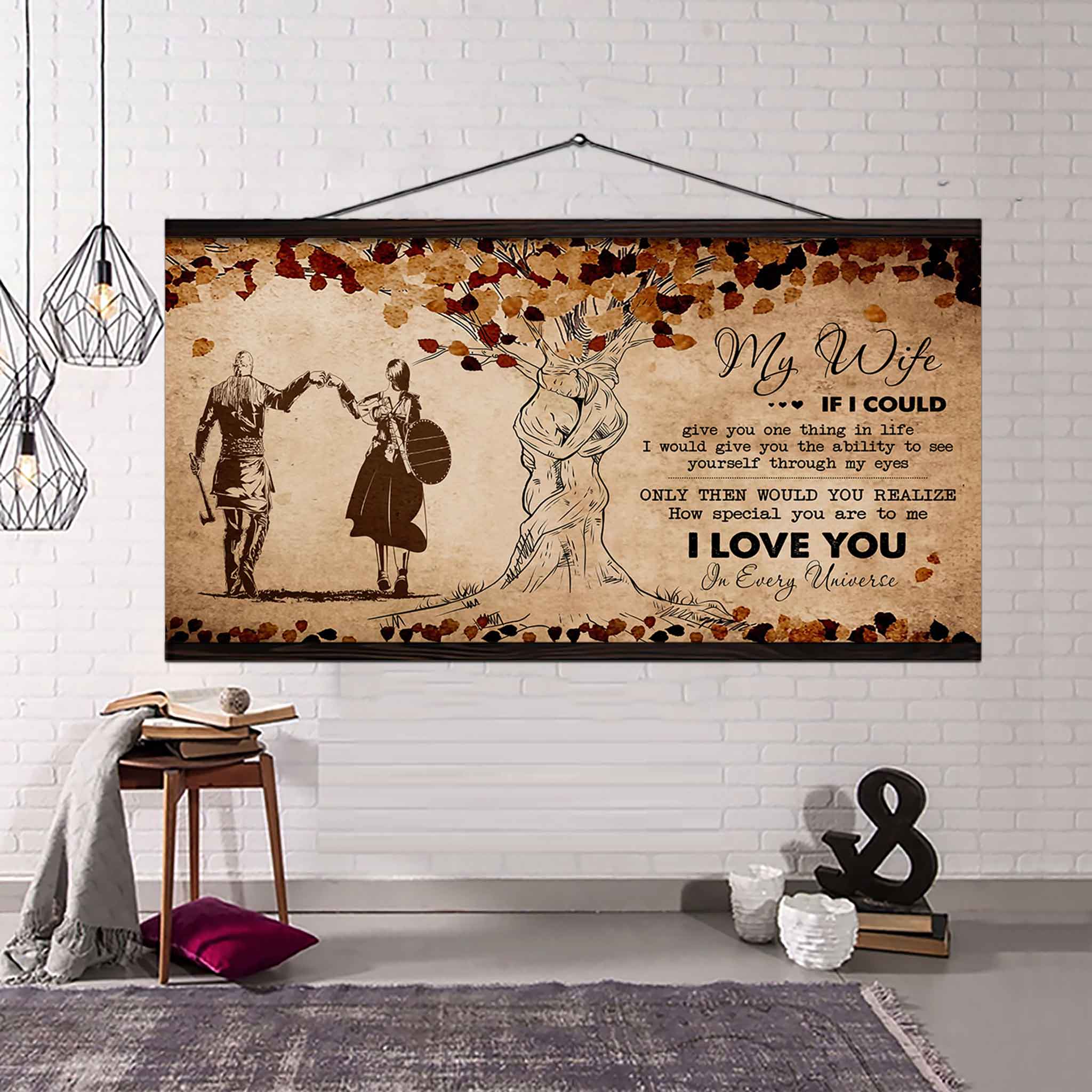 Samurai Poster Canvas To My Wife If I Could Give You One Thing In Life - How Special You Are To Me Gift For Your Wife