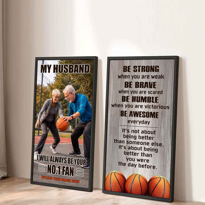 Old Sport Couple To My Husband Be Strong When You Are Weak Be Badass Everyday Set 2 Canvas Wall Art