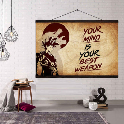 DRB Poster Canvas Your Mind Is Your Best Weapon Best Gift