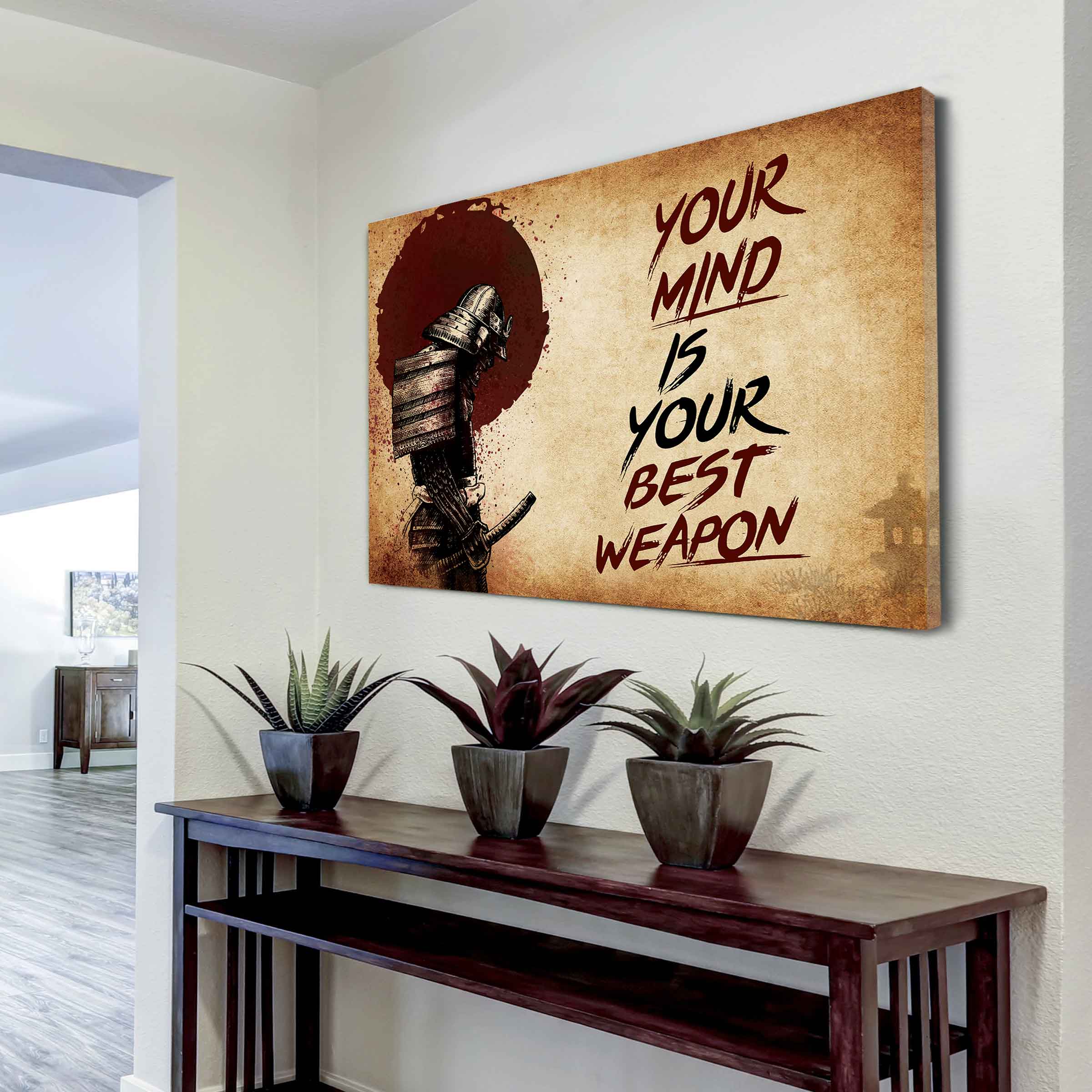 DRB Poster Canvas Your Mind Is Your Best Weapon Best Gift