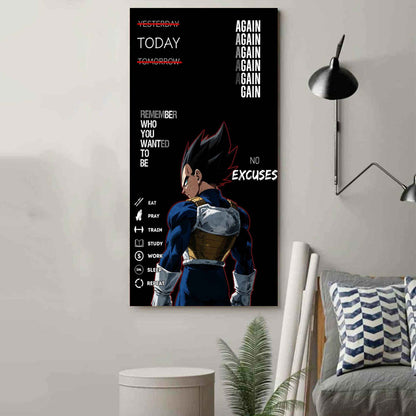 Remember Who You Wanted To Be Canvas Poster Training Motivation Quotes Gift For Your Son
