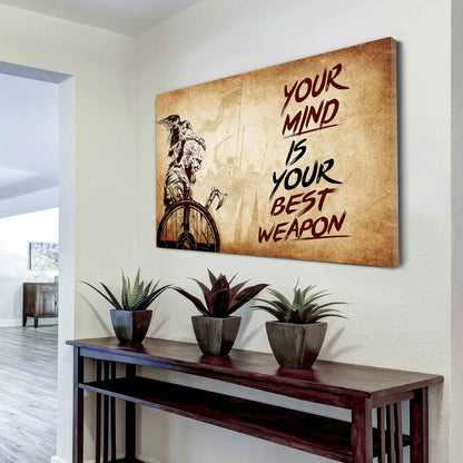 DRB Poster Canvas Your Mind Is Your Best Weapon Best Gift