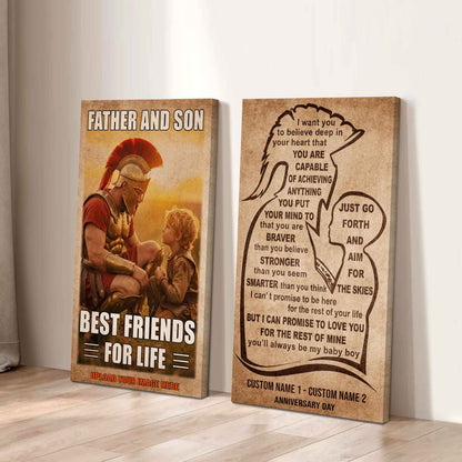 Old Sport Couple To My Husband Be Strong When You Are Weak Be Badass Everyday Set 2 Canvas Wall Art (Copy)