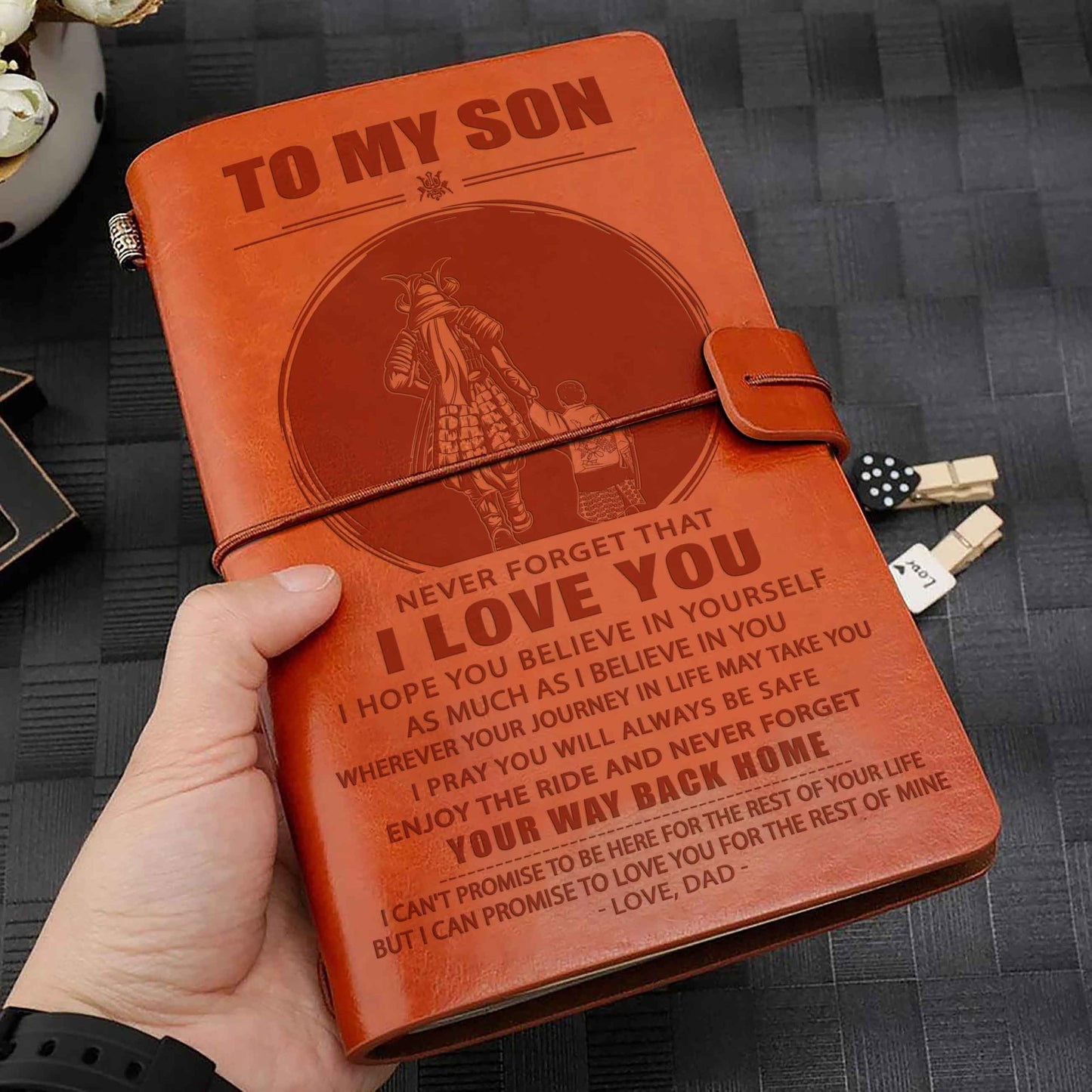Samurai Personalized To My Son You Will Never Lose I Can Promise To Love You