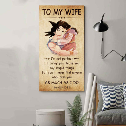 Family Poster Canvas You Are Braver Than You Believe - I Am Not Perfect