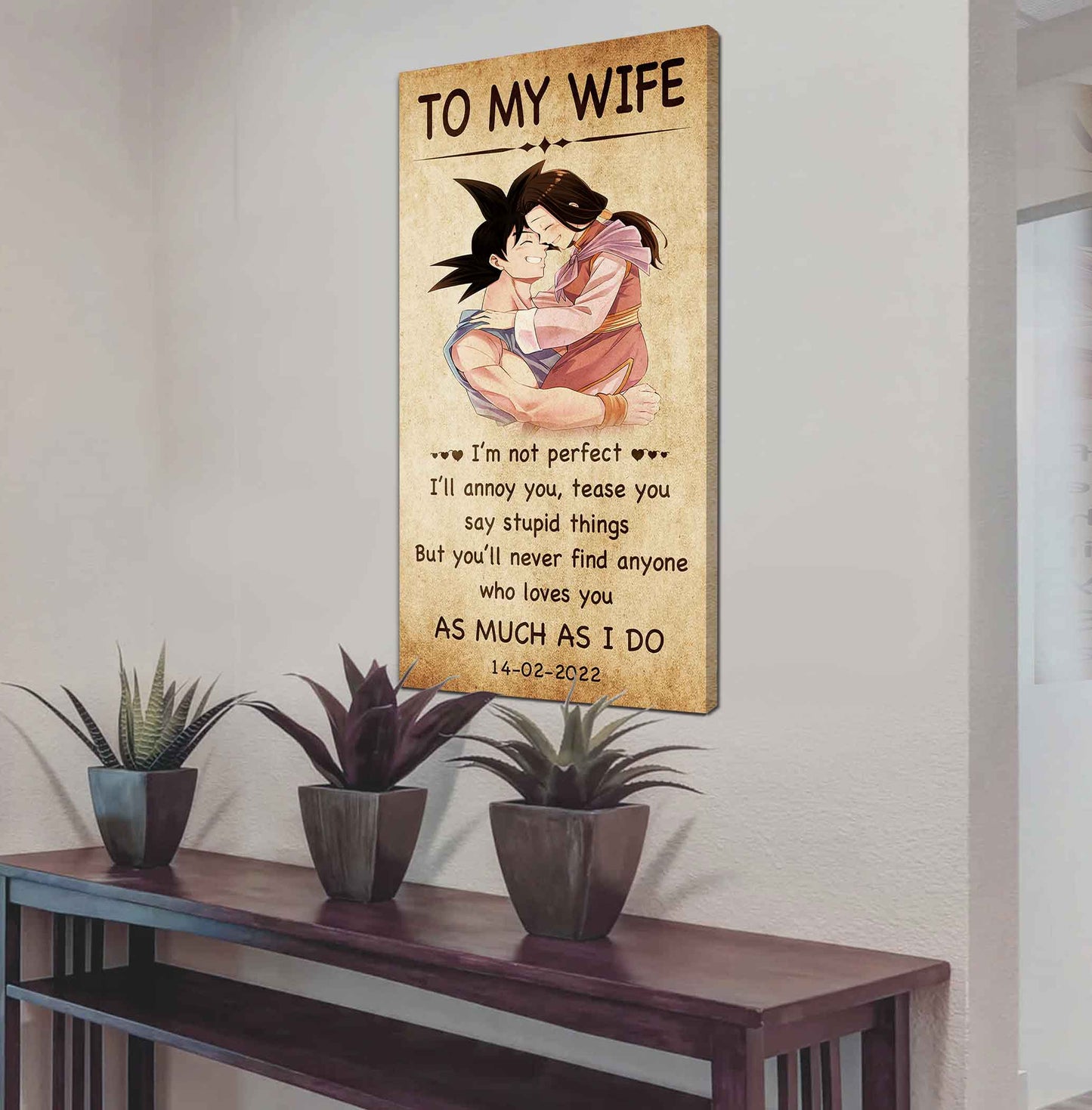 Family Poster Canvas You Are Braver Than You Believe - I Am Not Perfect