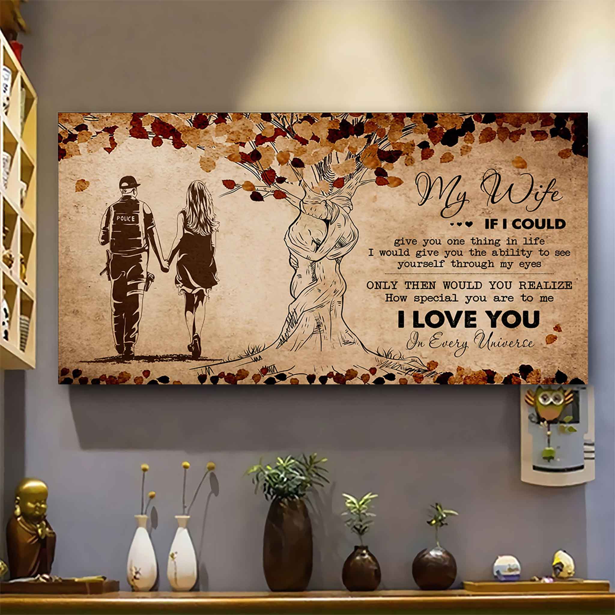 Samurai Poster Canvas To My Wife If I Could Give You One Thing In Life - How Special You Are To Me Gift For Your Wife