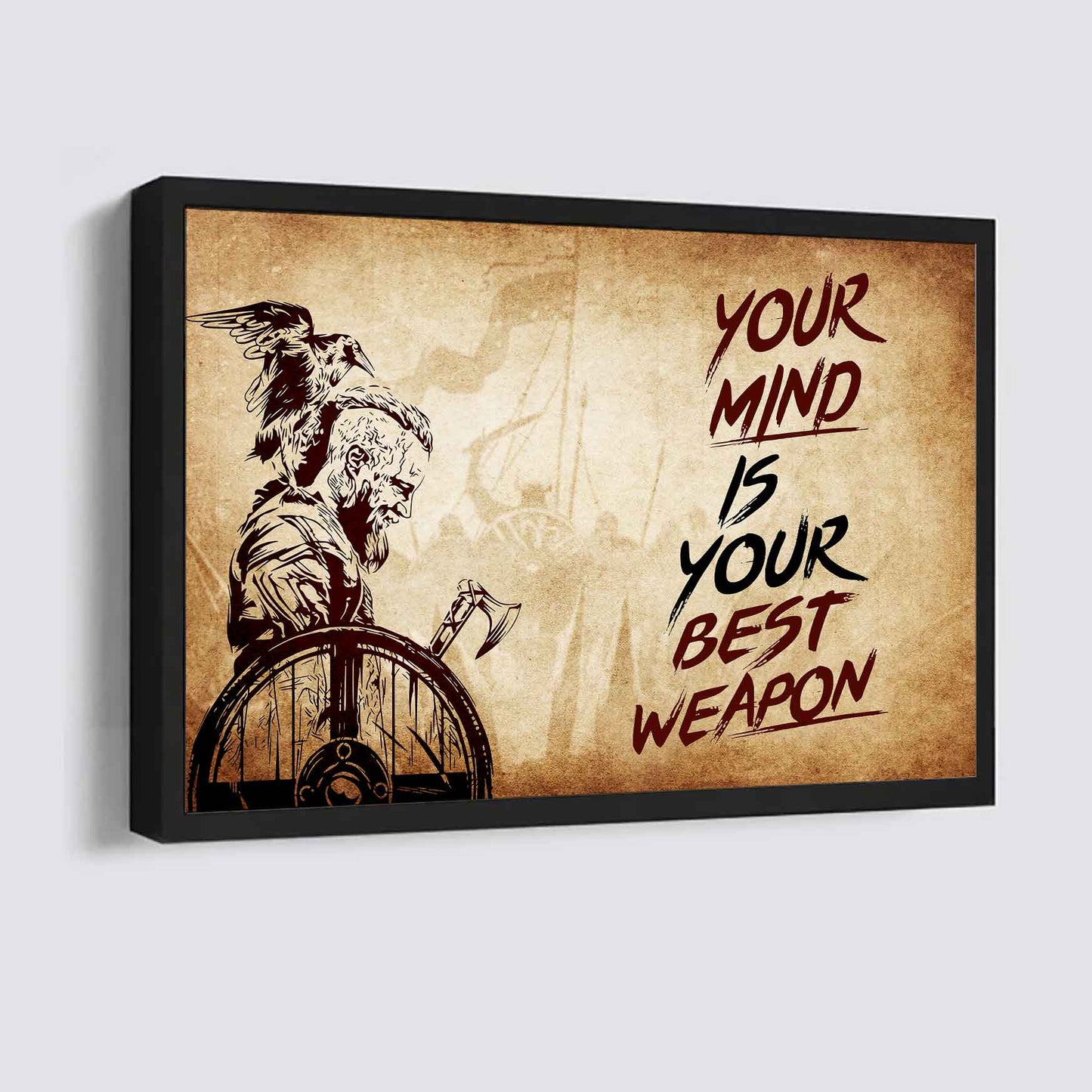 DRB Poster Canvas Your Mind Is Your Best Weapon Best Gift