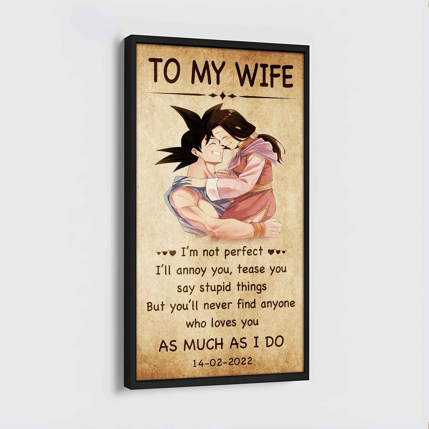 Family Poster Canvas You Are Braver Than You Believe - I Am Not Perfect