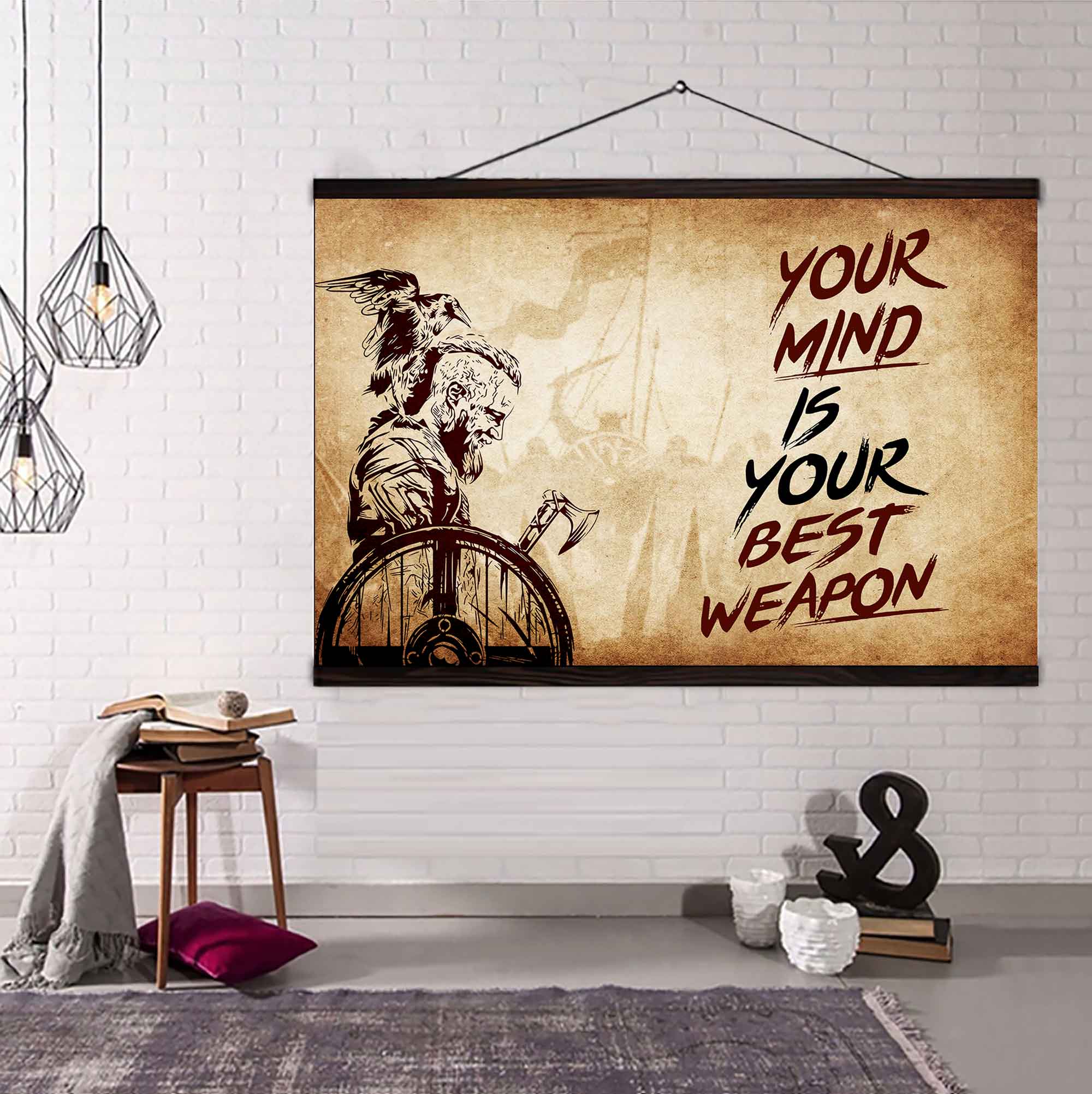 DRB Poster Canvas Your Mind Is Your Best Weapon Best Gift