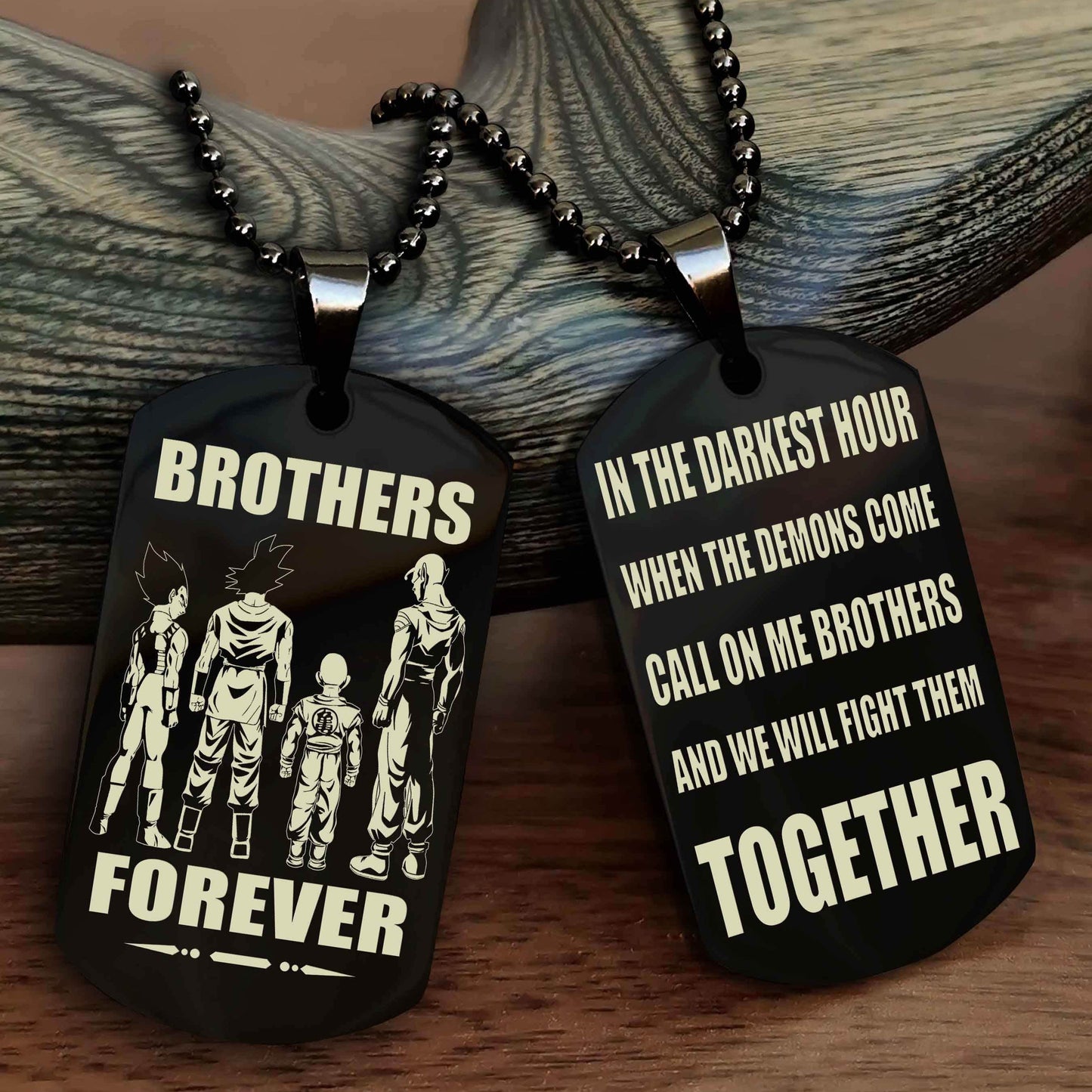 Soldier: Army-Air Force Personalized Double Sided Dog Tag For My Brother - Call On Me Brother And We Will Fight Them Together Gift For Your Friend