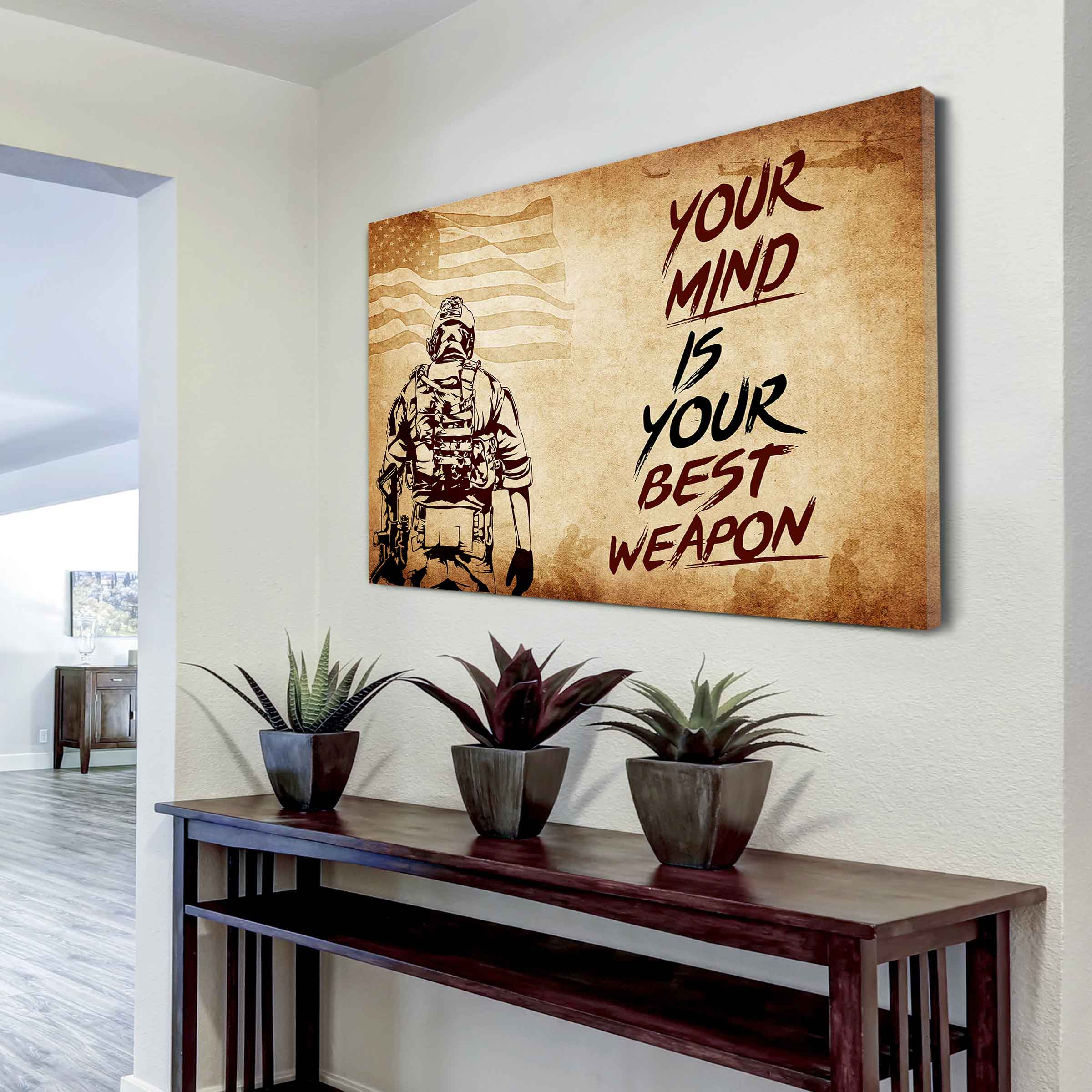 DRB Poster Canvas Your Mind Is Your Best Weapon Best Gift