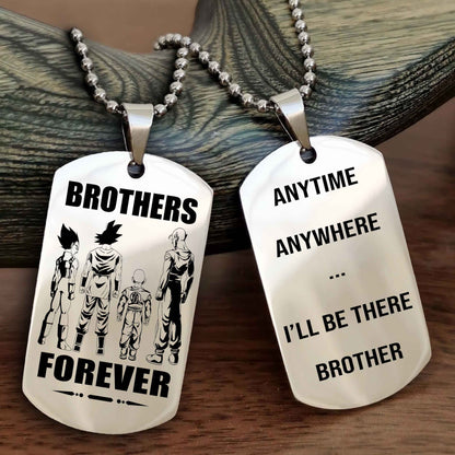 Soldier-Brother Personalized Double Sided Dog Tag For My Brother - Call On Me Brother And We Will Fight Them Together Gift For Your Friend