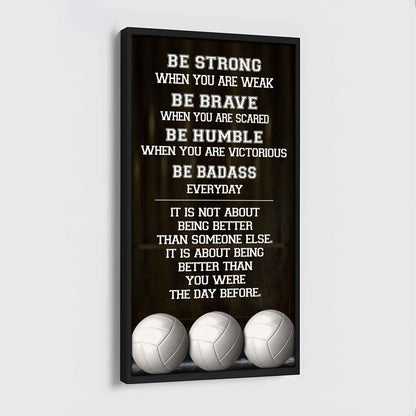 Soccer Be Strong-It is not About Being Better Than Someone Else It is about being better than you were the day before.